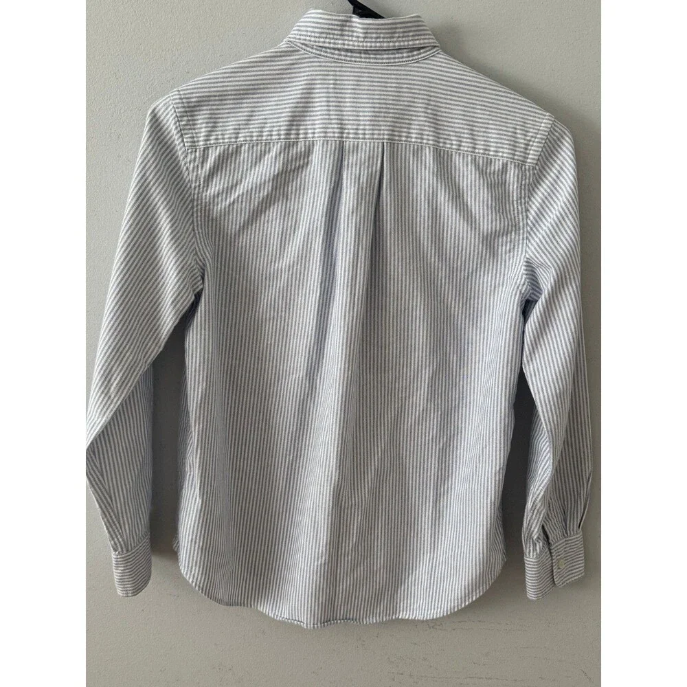Ralph Lauren Boy's Striped Button Down Shirt Big Pony Size Medium 10/12